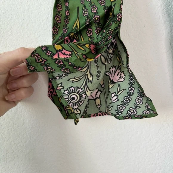 VERONICA BEARD Gemma Maxi Green Floral Dress SZ US 2 - Picture 6 of 9